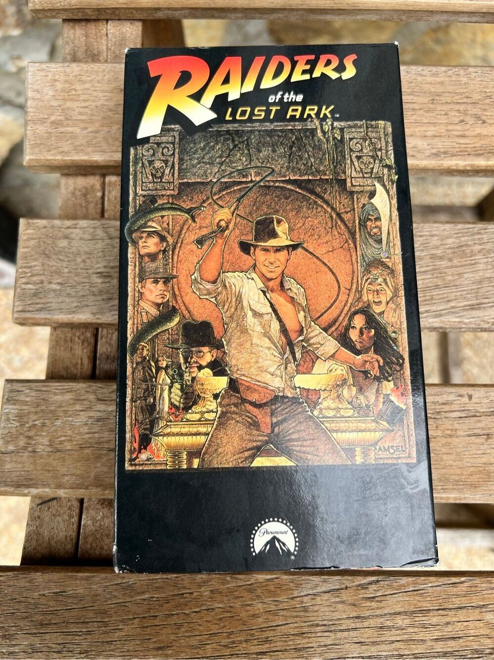 Indiana Jones Raiders of the Lost Ark Unplayed VHS, 1989 Harrison Ford video
